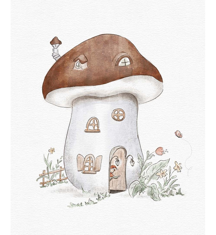Elves in the mushroom