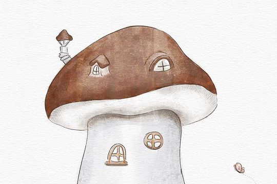 Elves in the mushroom - Featured image