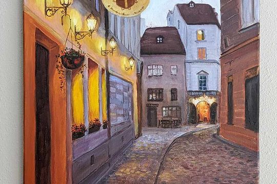 Evening Street (SOLD) - Featured image